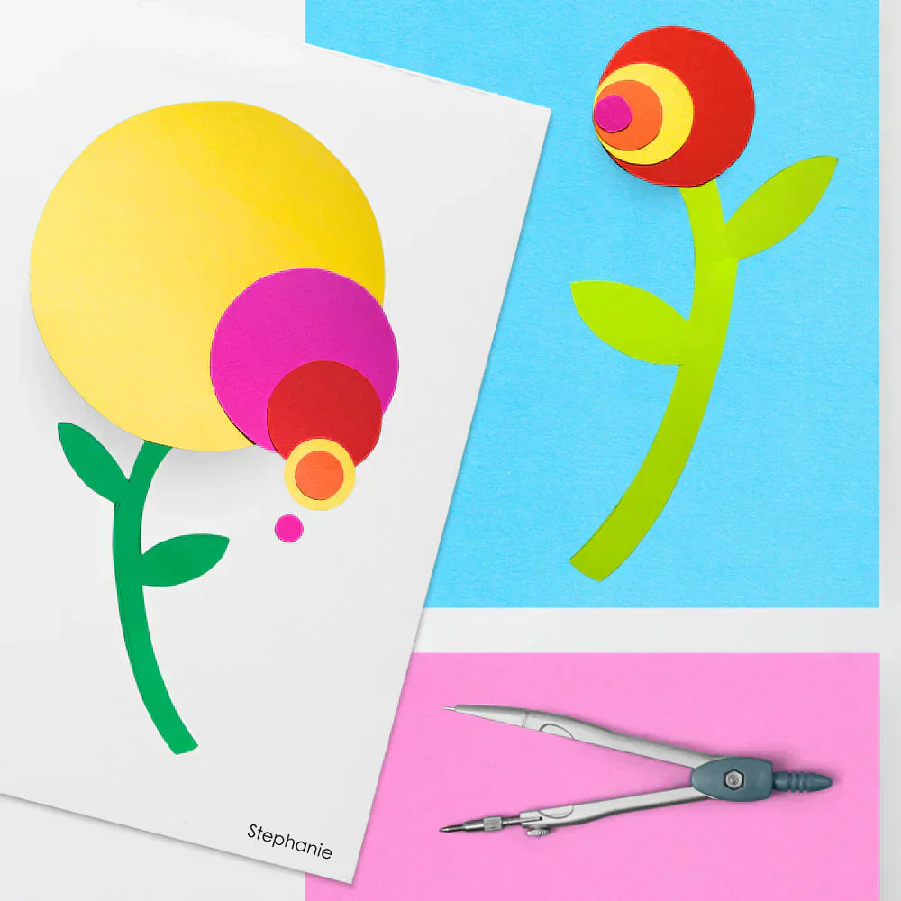 Fibonacci Flowers: Mathematics and Art