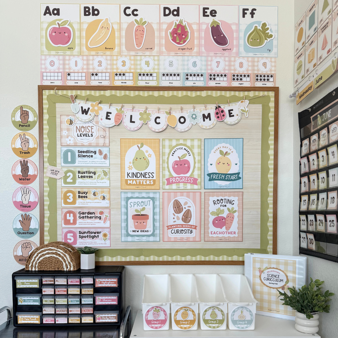 Farmers Market Classroom Decor: A Fresh Take on a Calm and Connected Classroom