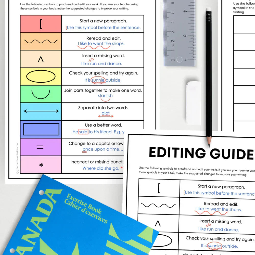 Transform Student Writing with the Editing Guide: Free & Editable Versions for Every Classroom