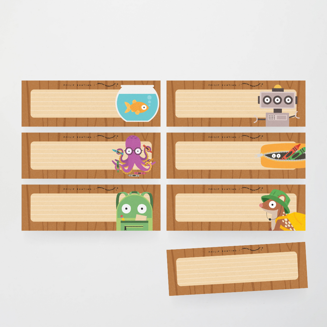 Philip Bunting: Rectangle Labels - Back to School Classroom Decor