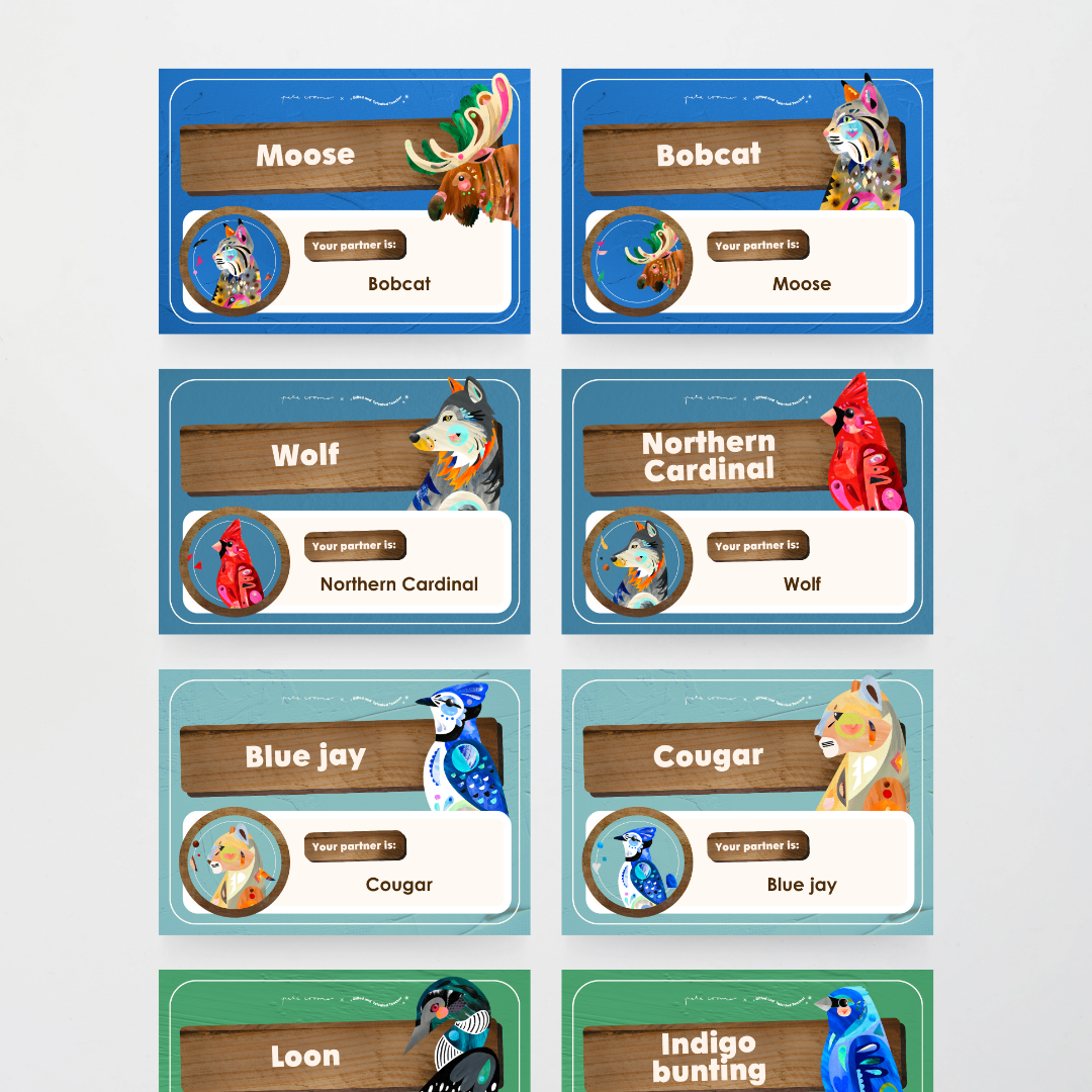 Partner Match - North America Classroom Decor - Teacher Resources & Classroom Decor