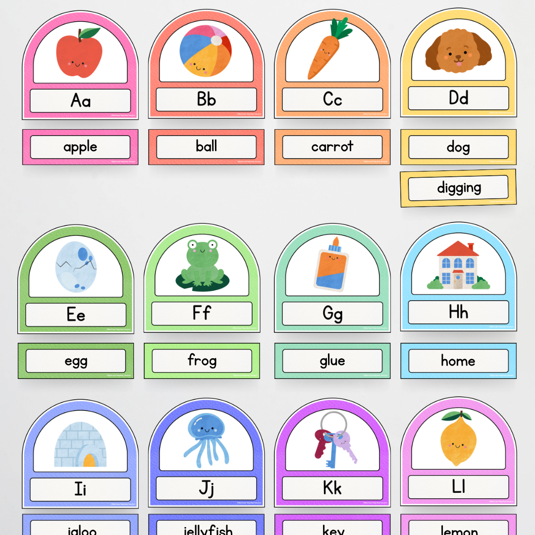 Word Wall Classroom Display - Rainbow Classroom Decor