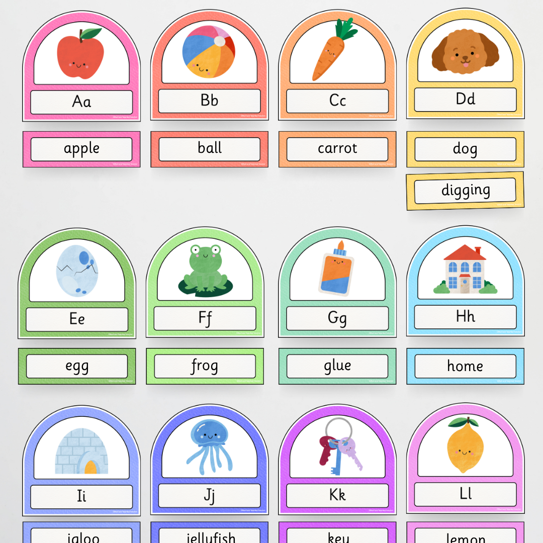 Word Wall Classroom Display - Rainbow Classroom Decor