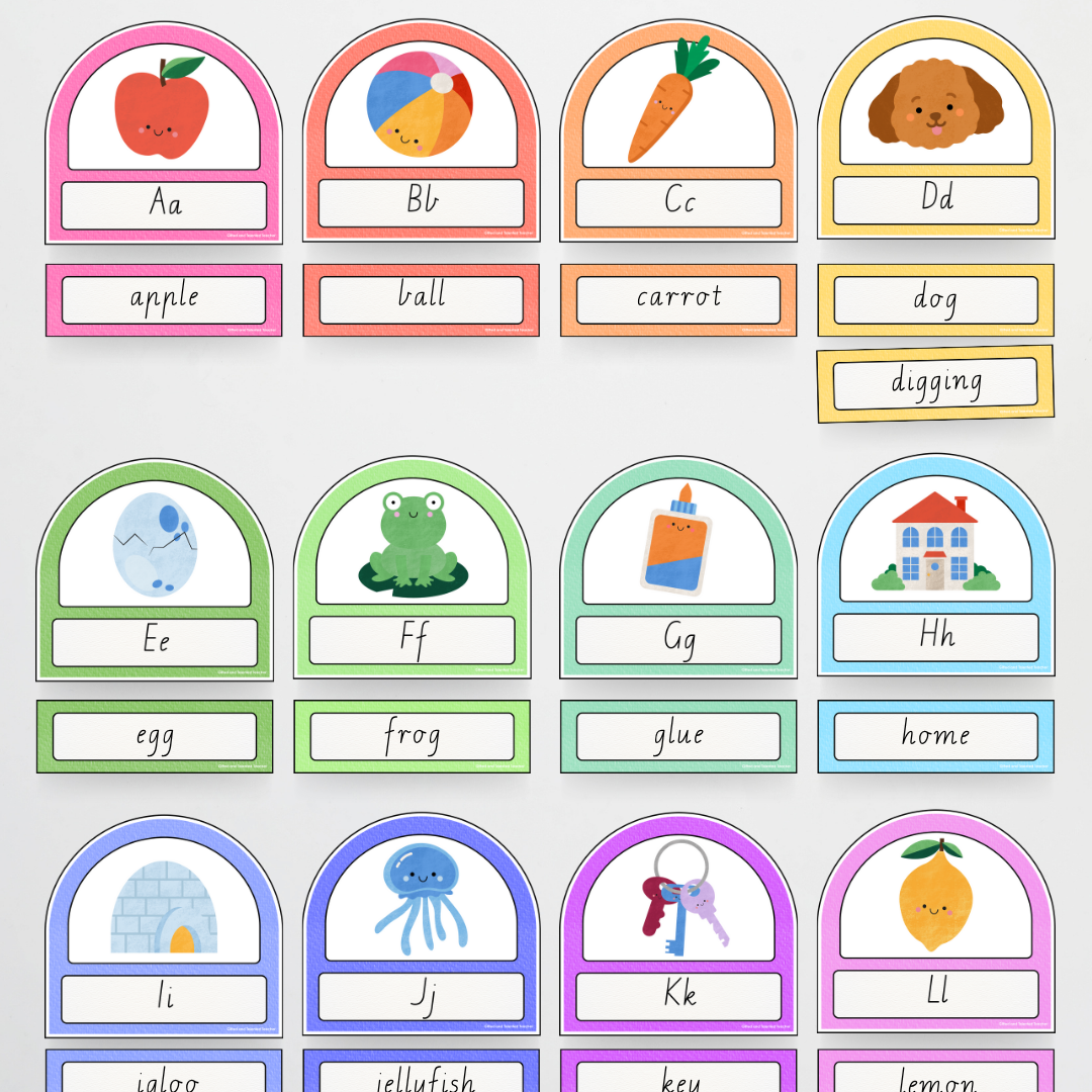 Word Wall Classroom Display - Rainbow Classroom Decor