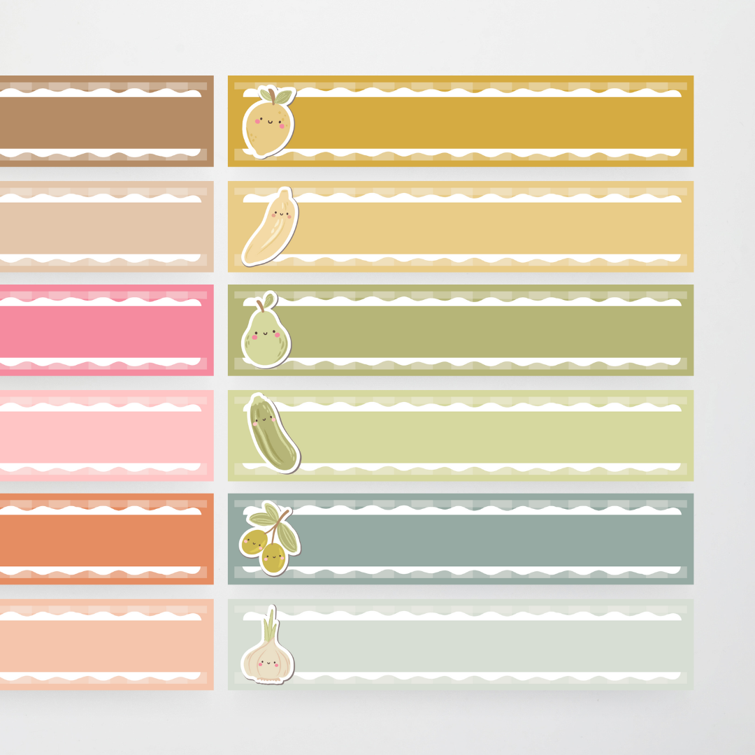 Rectangle Labels - Farmers Market Classroom Decor - Teacher Resources & Classroom Decor