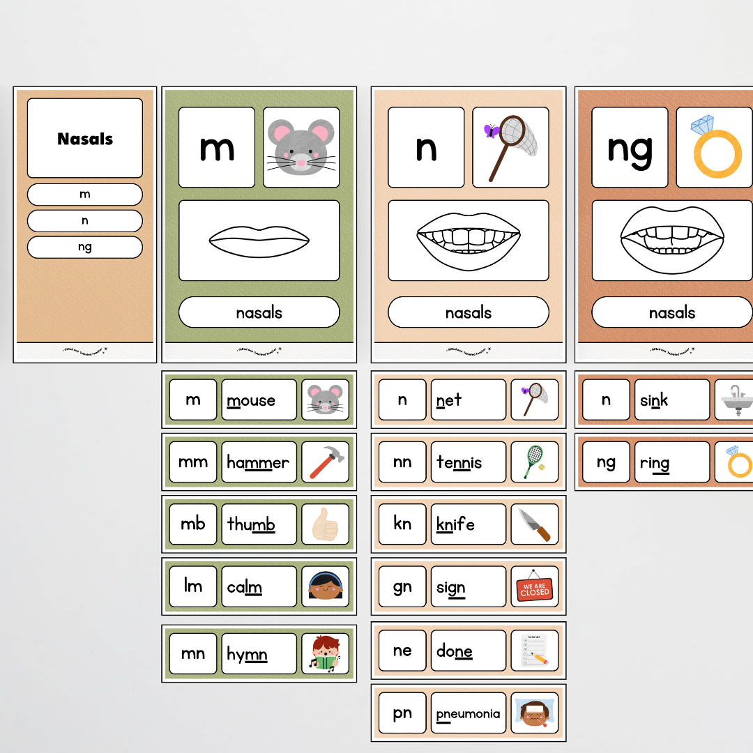 Sound Wall with Mouth Articulation - Woodland Classroom Decor