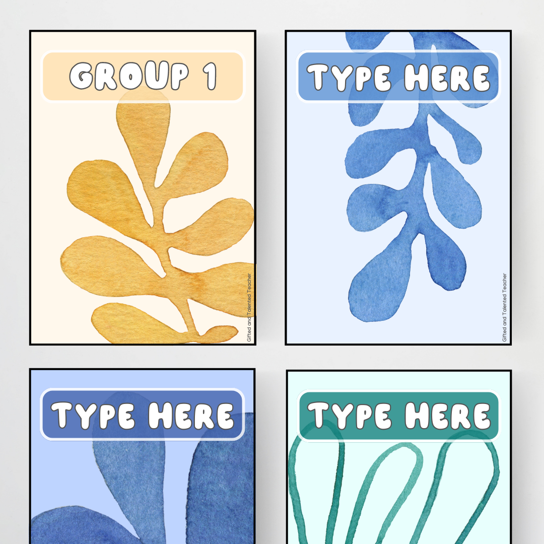 Matisse: Groups - Mix and Match | Color | Colour - Teacher Resources & Classroom Decor