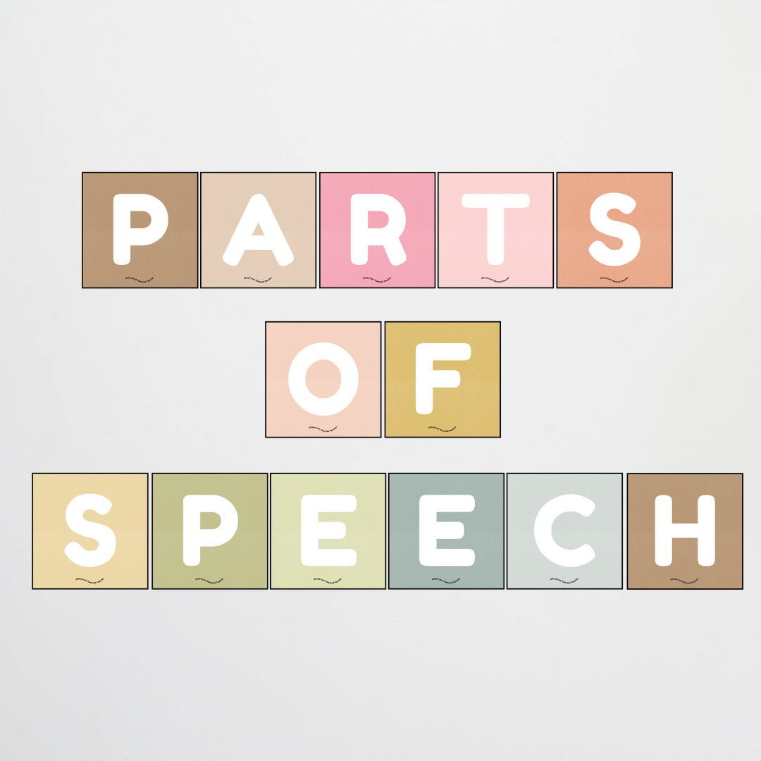 Adjectives: Parts of Speech Posters and Classroom Display - Farmers Market Classroom Decor - Teacher Resources & Classroom Decor