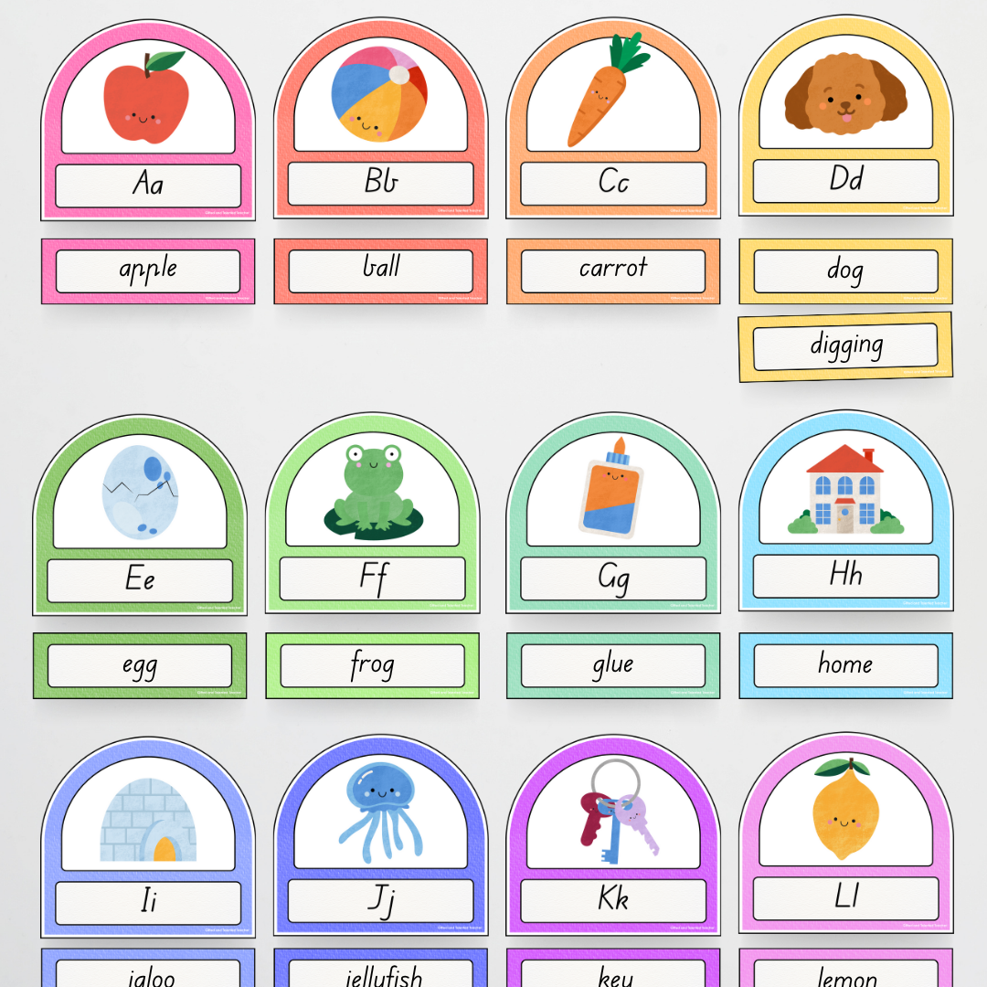 Word Wall Classroom Display - Rainbow Classroom Decor