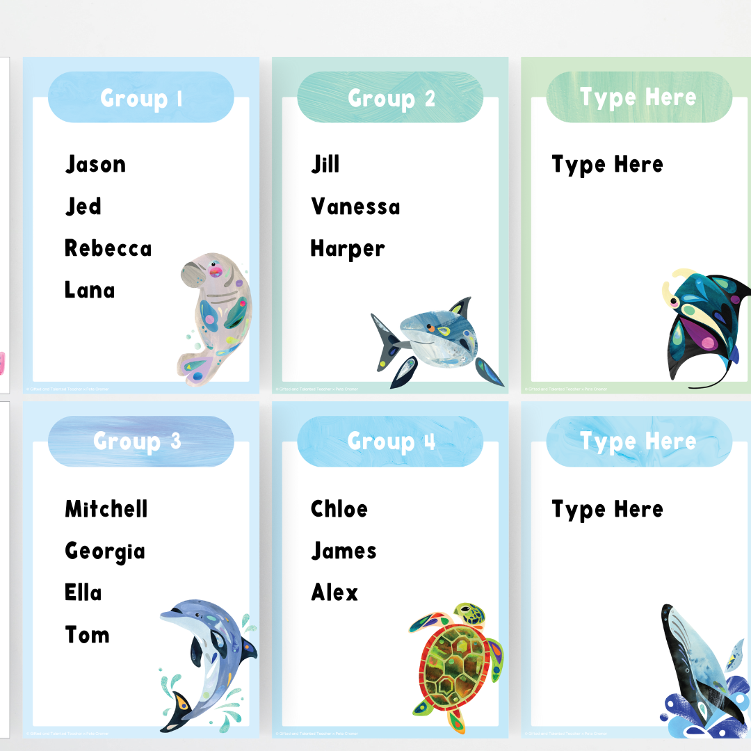Pete Cromer: Groups - Mix and Match - Sea Life Collection
