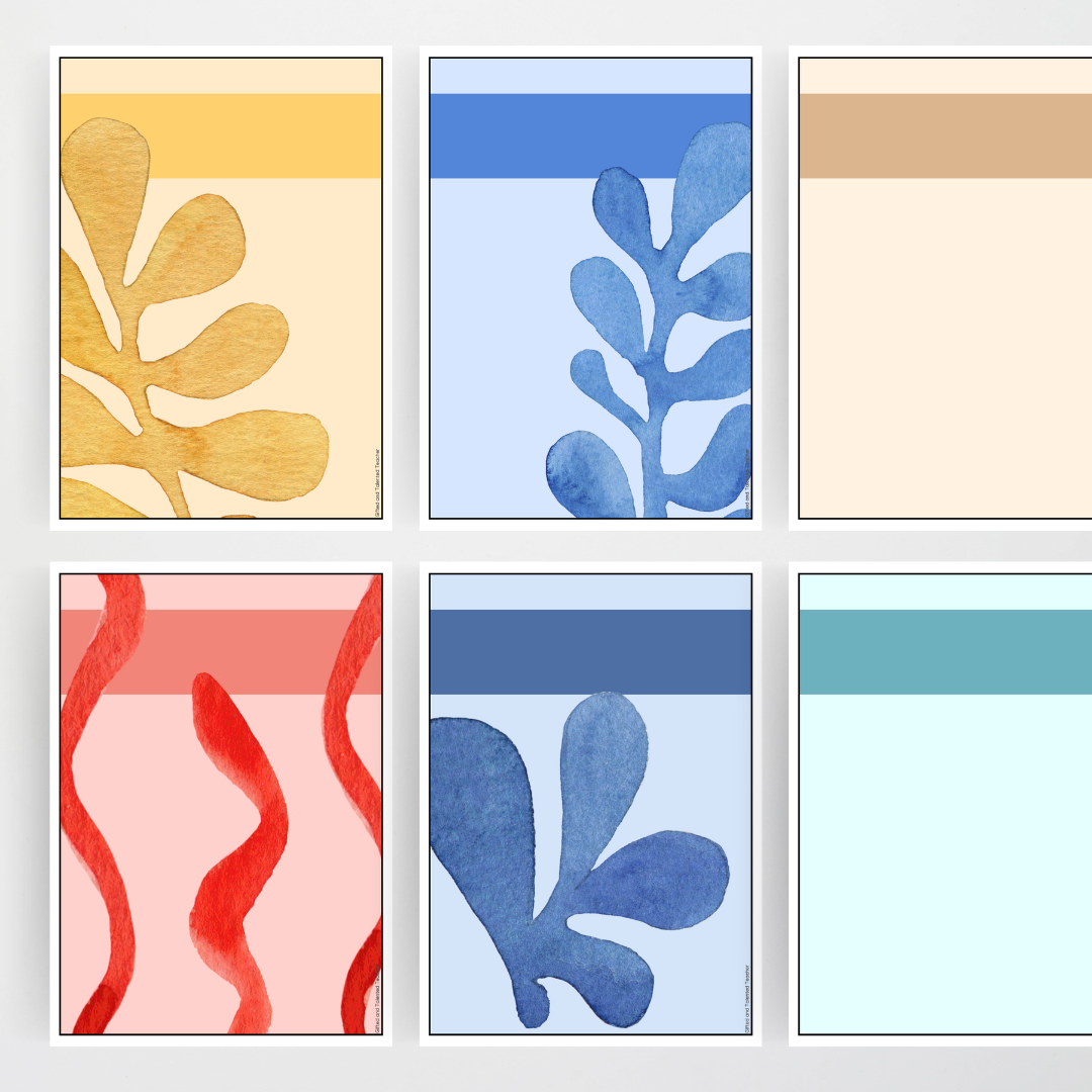 Matisse: A4 Portrait Posters | Labels - Color | Colour - Teacher Resources & Classroom Decor