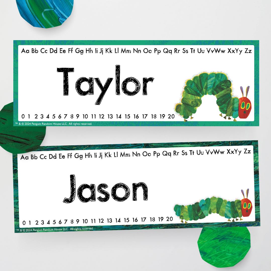 Desk Labels - The Very Hungry Caterpillar™ - Teacher Resources & Classroom Decor