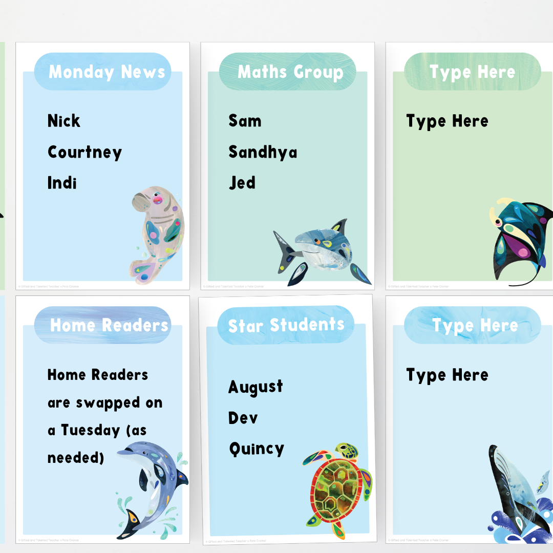 Pete Cromer: Groups - Mix and Match - Sea Life Collection