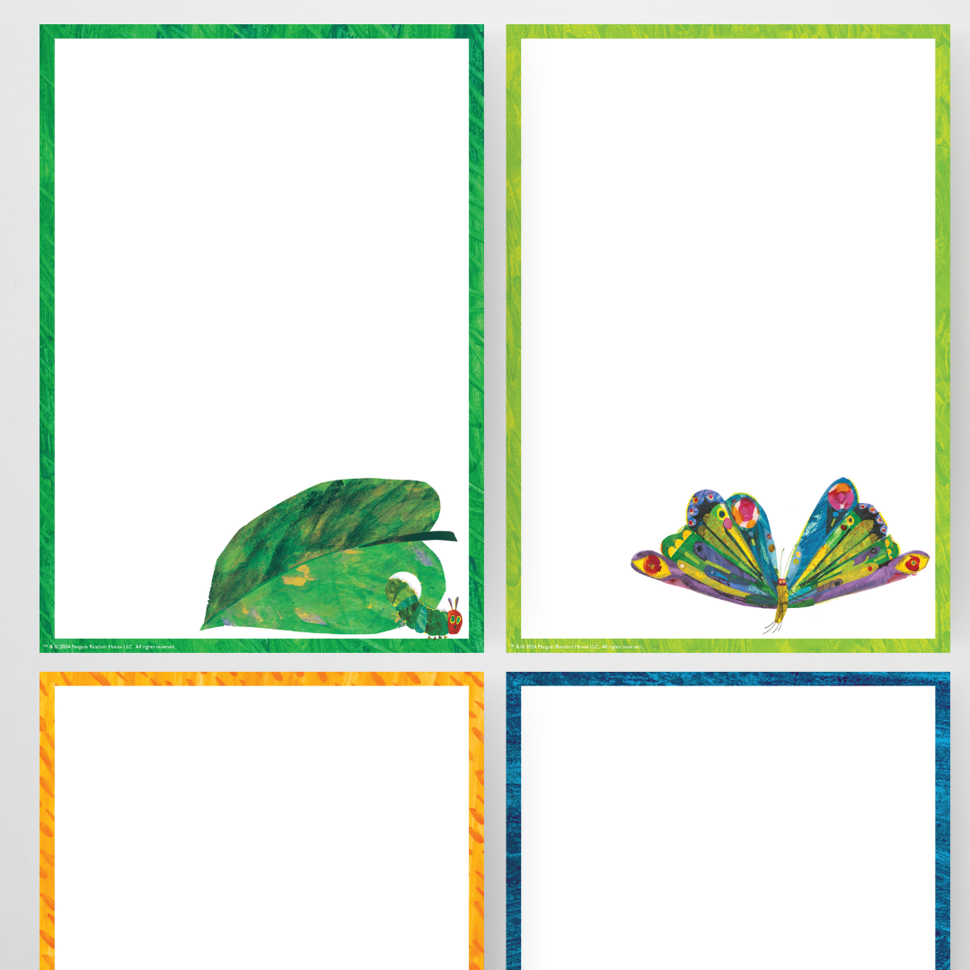 A4 Portrait Labels and A4 Landscape Labels - The Very Hungry Caterpillar™ - Teacher Resources & Classroom Decor