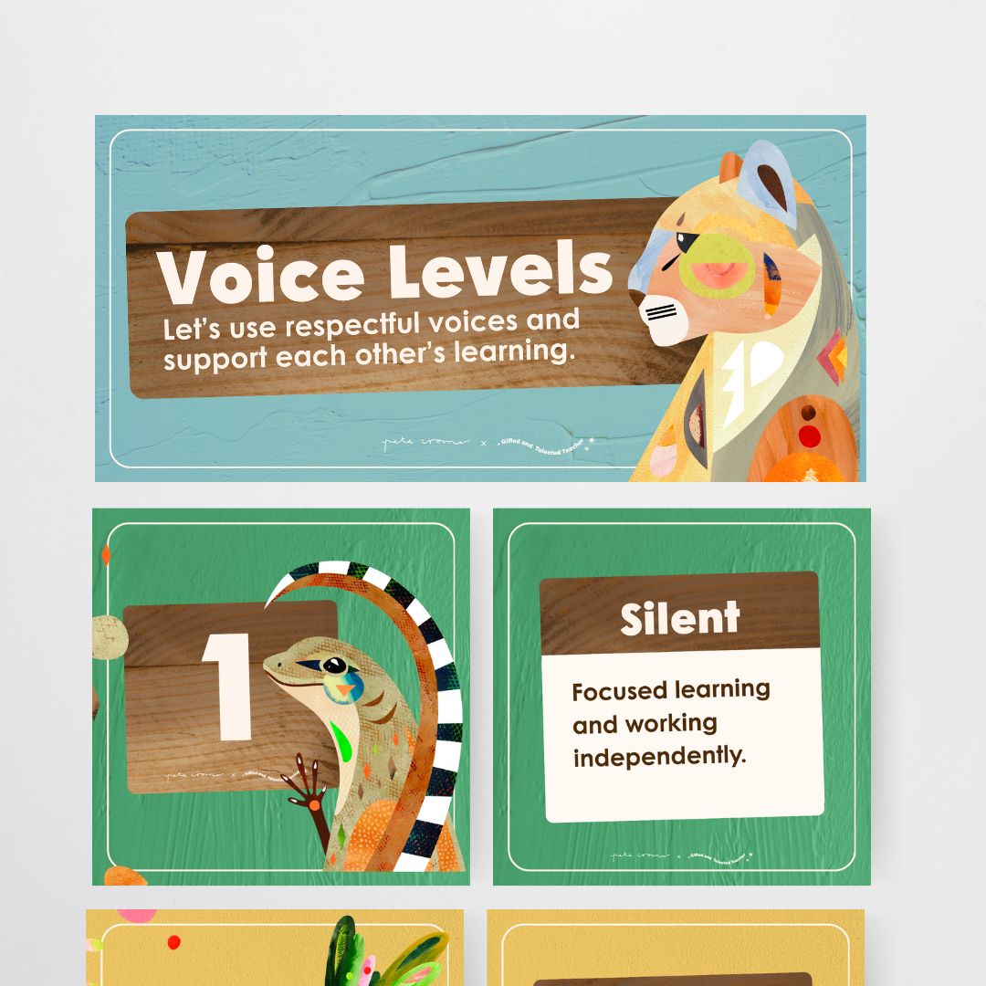 Voice Levels - North America Classroom Decor - Teacher Resources & Classroom Decor
