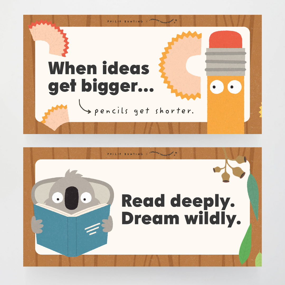 Philip Bunting: Motivational Quote Posters - Back to School Classroom Decor
