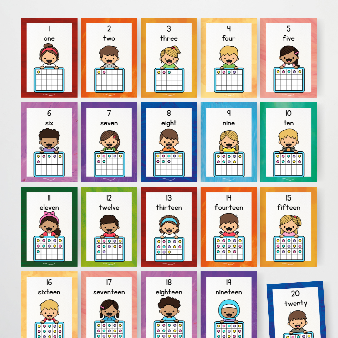 Pete Cromer: Ten Frames Posters - Insect Life Classroom Decor