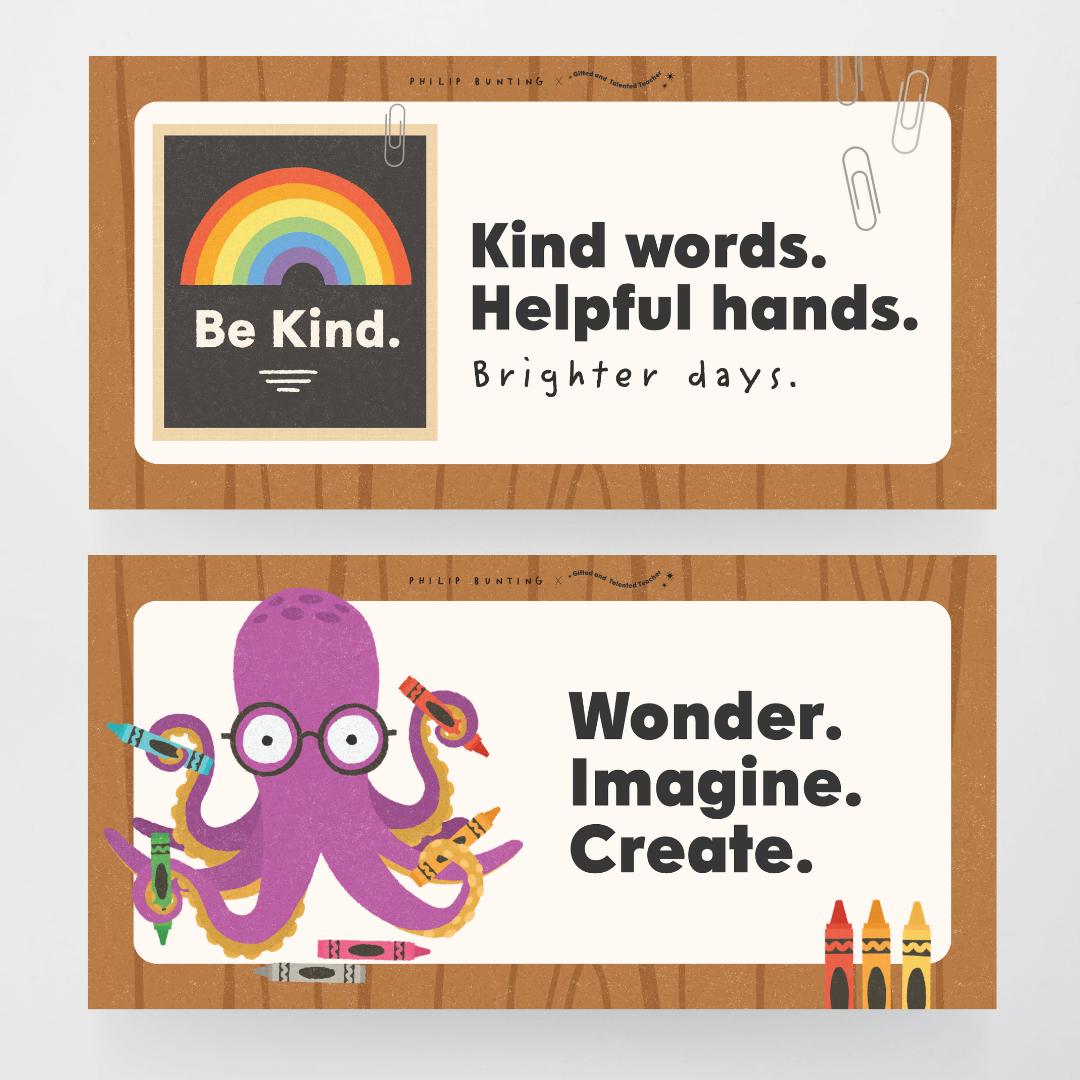 Philip Bunting: Motivational Quote Posters - Back to School Classroom Decor
