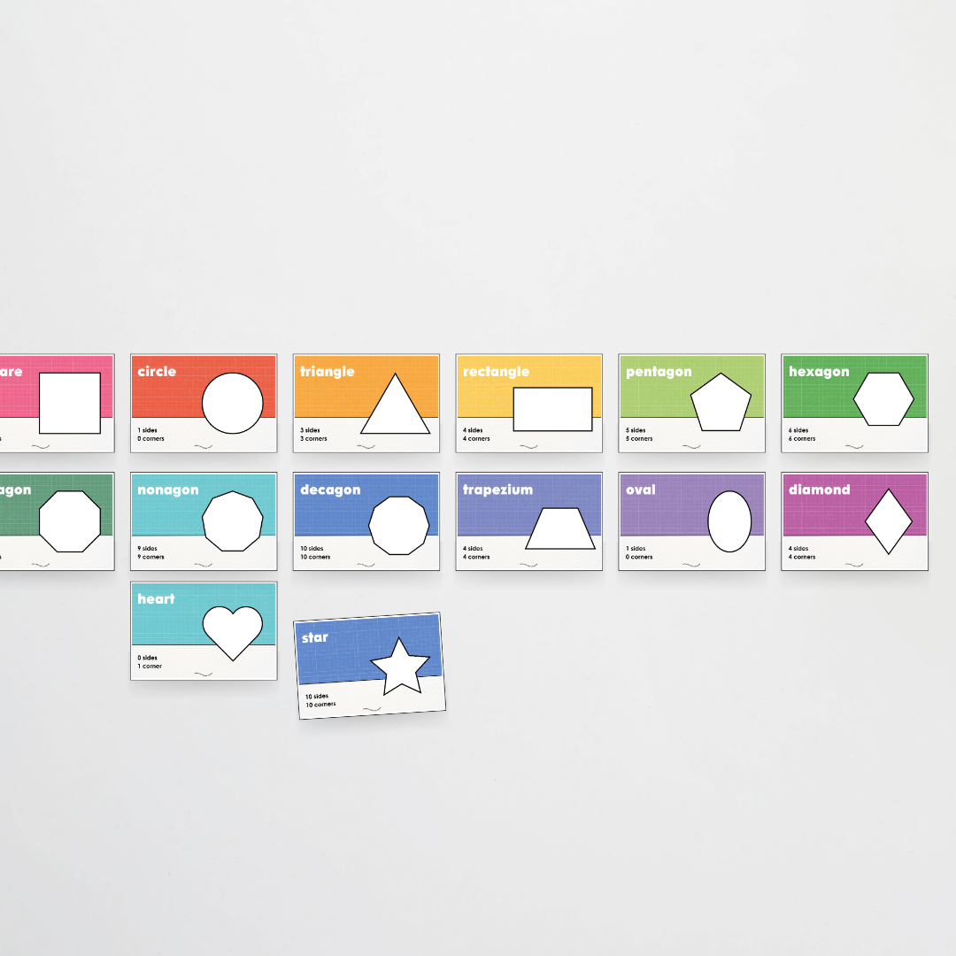 2D Shapes Posters - Back To School Classroom Decor