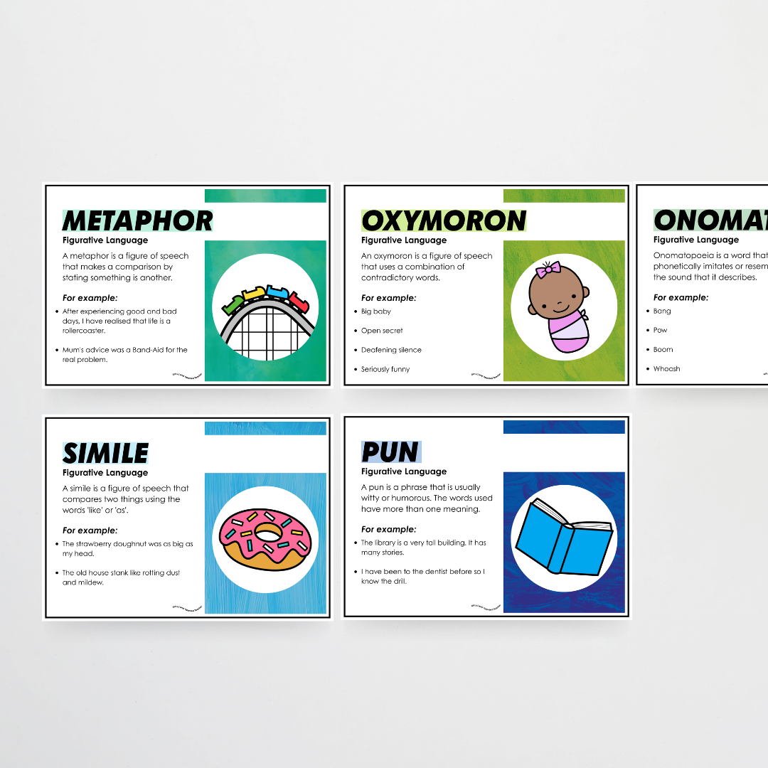 Pete Cromer: Figurative Language Classroom Posters - Insect Life Classroom Decor - Teacher Resources & Classroom Decor