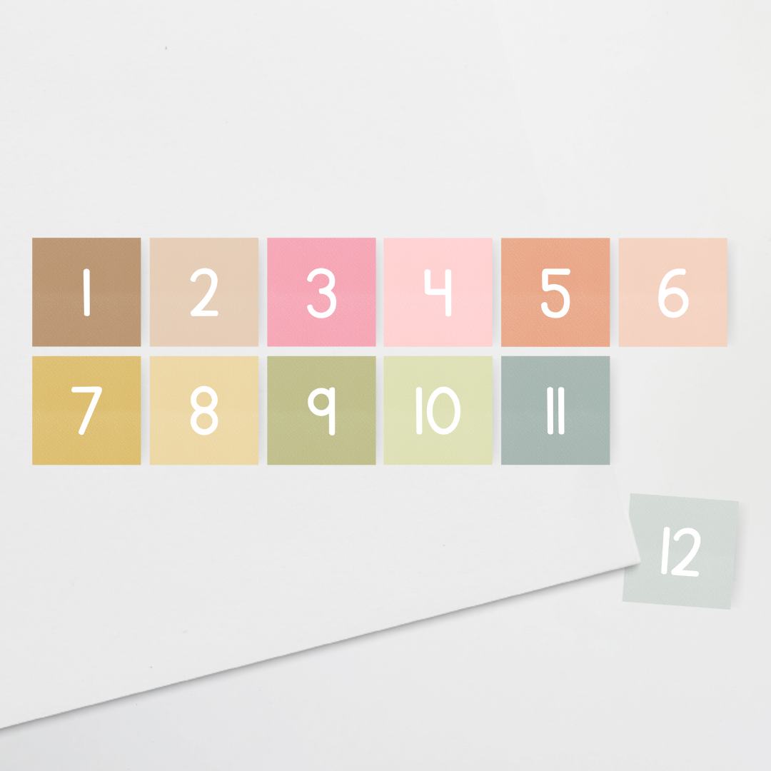 Number Line - Farmers Market Classroom Decor