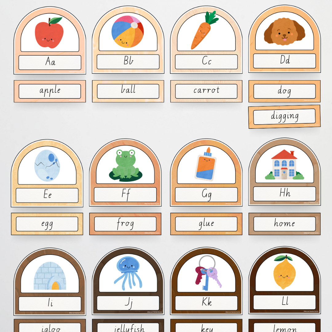 Word Wall Classroom Display - Neutral Classroom Decor