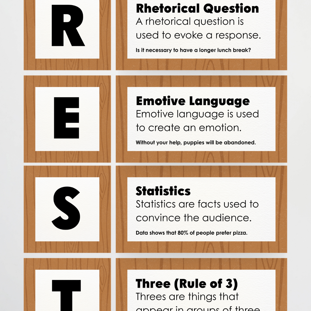 Persuasive Devices: AFOREST - Back To School Classroom Decor