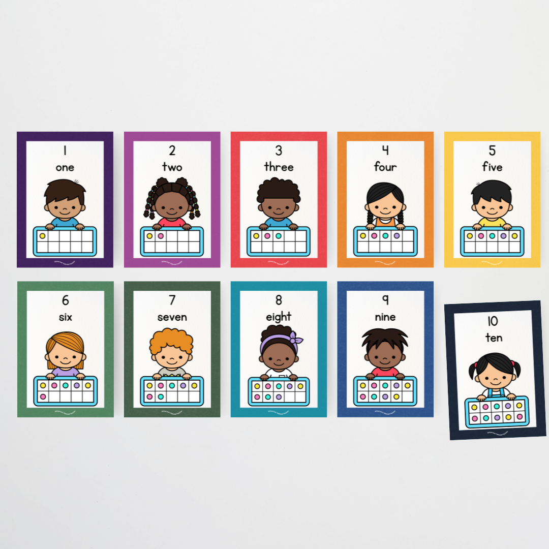 Philip Bunting: Ten Frames Posters - Watch this Space Classroom Decor