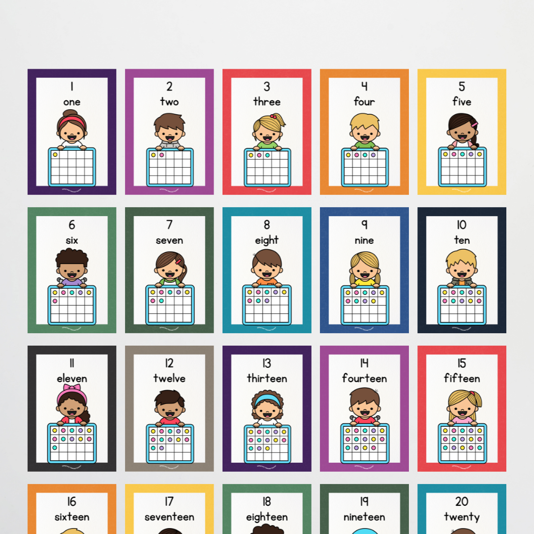 Philip Bunting: Ten Frames Posters - Watch this Space Classroom Decor