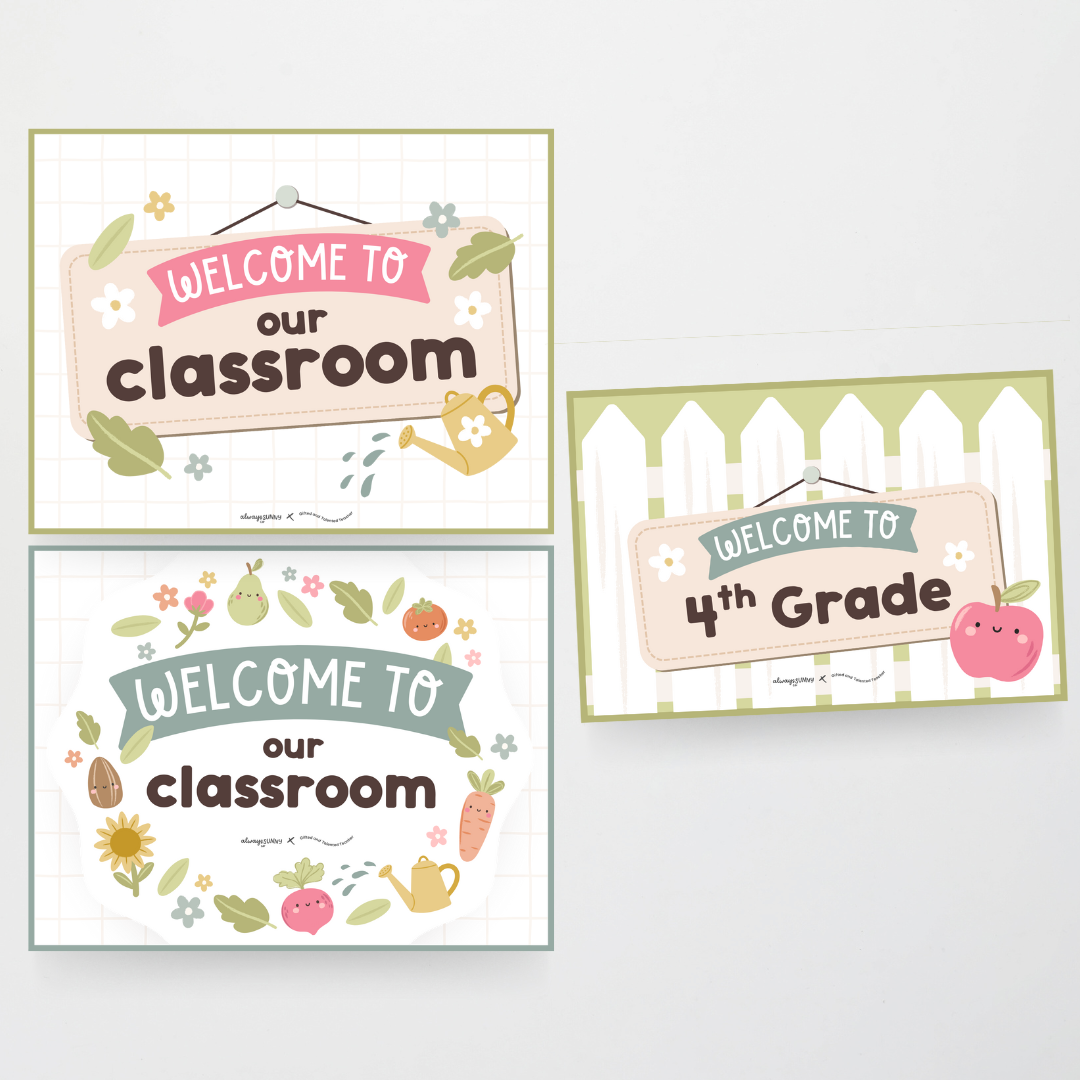 Welcome Door Display - Farmers Market Classroom Decor - Teacher Resources & Classroom Decor