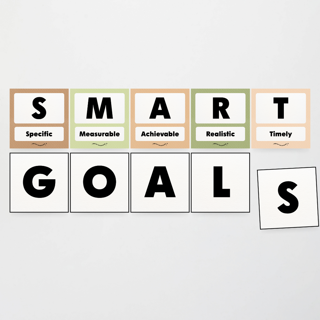 SMART Goal Setting: Wall Display - Woodland Classroom Decor - Teacher Resources & Classroom Decor