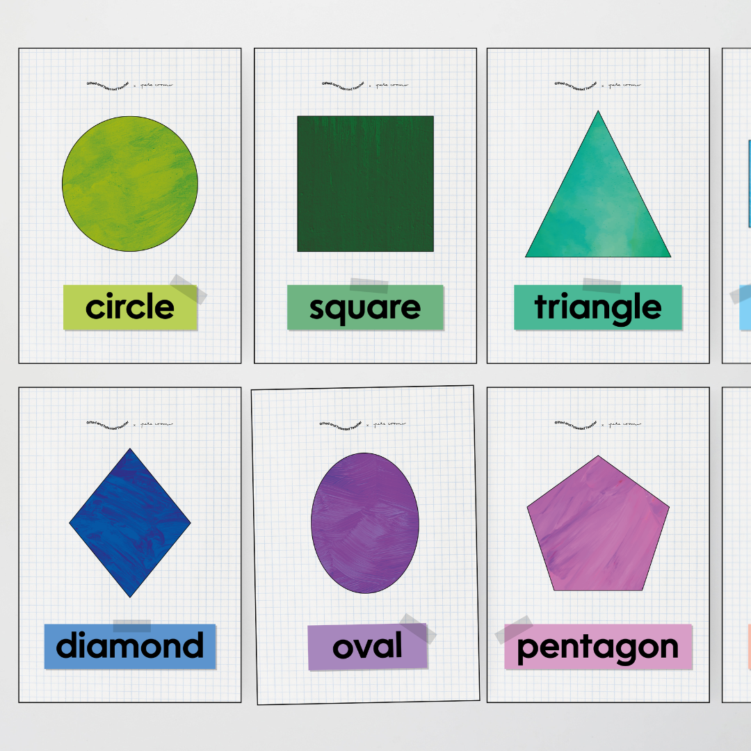 Pete Cromer: Shape Posters - Insect Life Classroom Decor - Teacher Resources & Classroom Decor