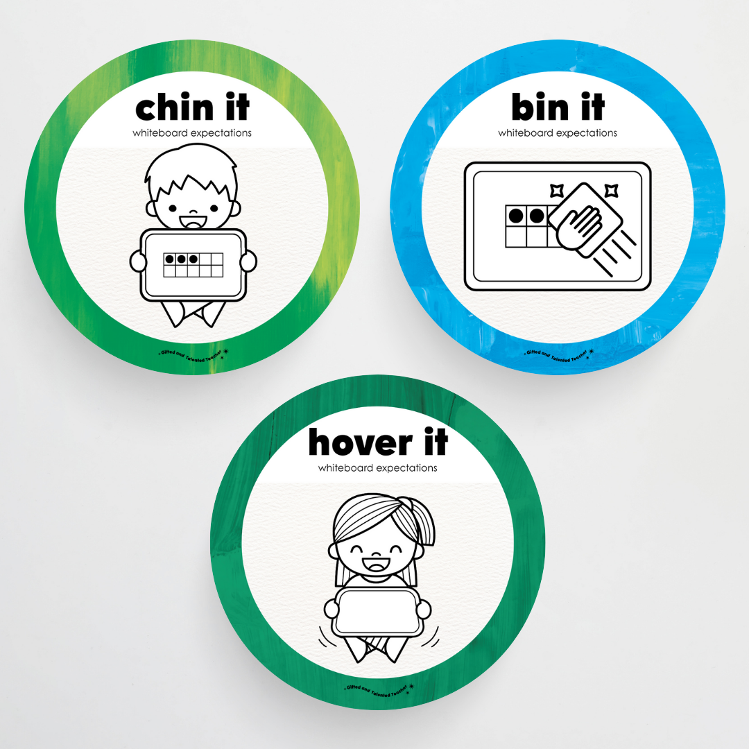 Pete Cromer: Whiteboard Expectations, Prompts and Cues: Circle Icons - Australian Fauna and Flora Classroom Decor