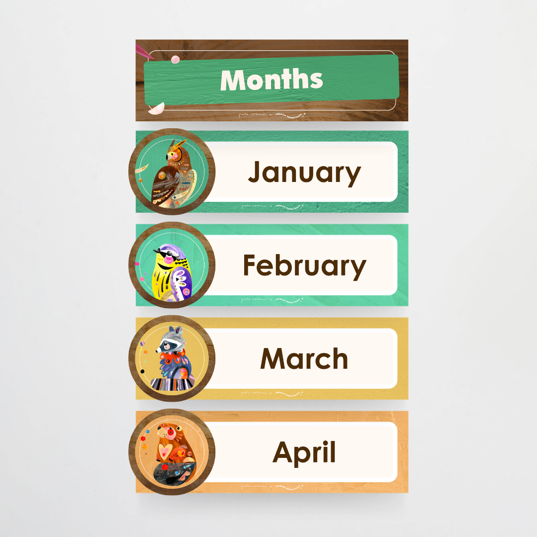 Months of the Year - North America Classroom Decor - Teacher Resources & Classroom Decor