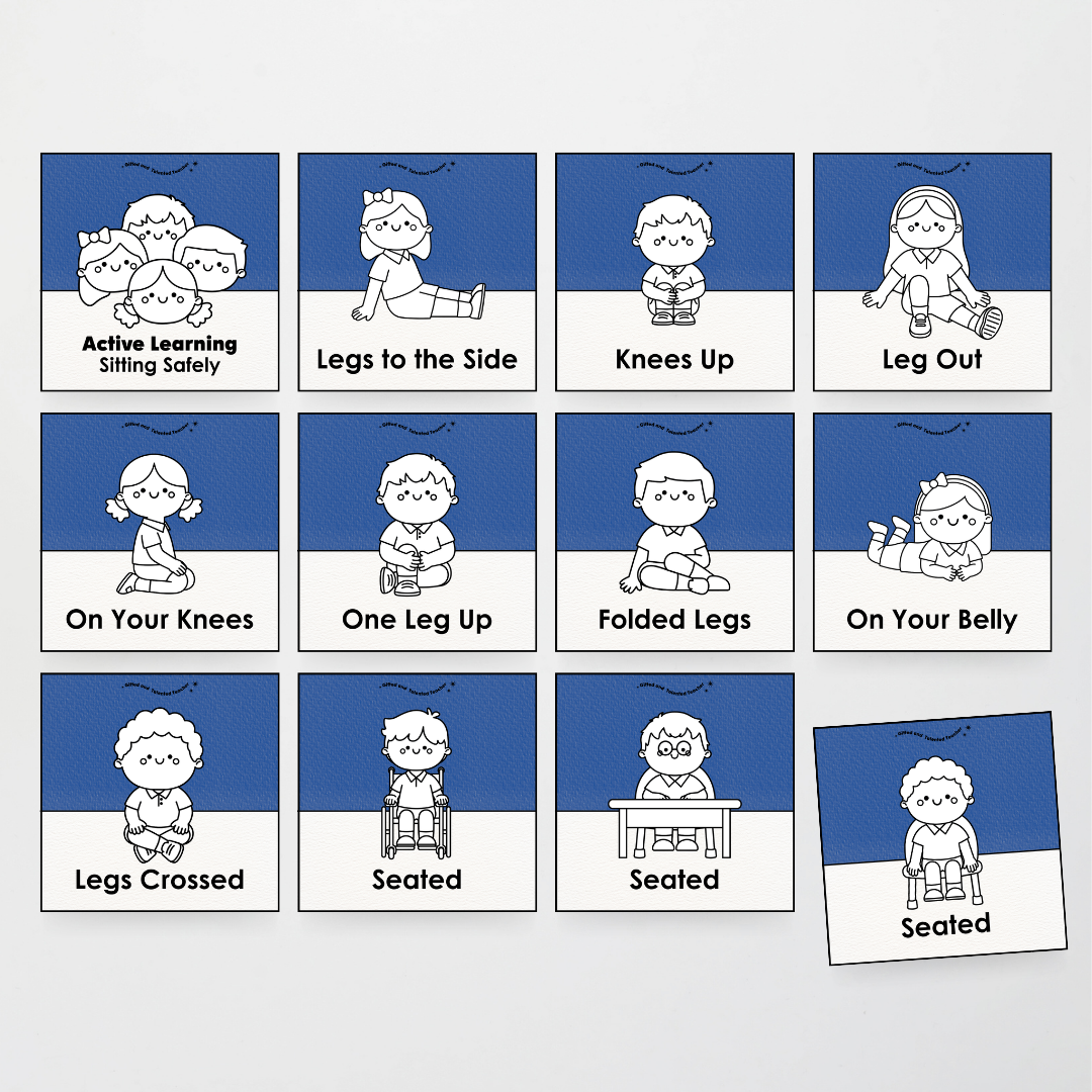 Inclusive Sitting Positions Editable Classroom Display - Insect Life Classroom Decor - Teacher Resources & Classroom Decor