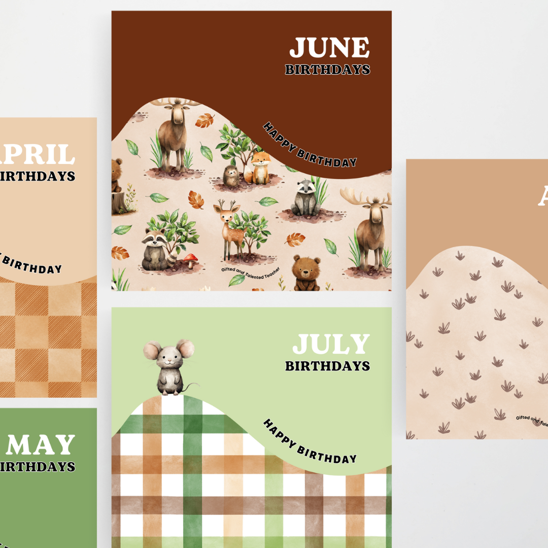 Birthday Display - Woodland Classroom Decor - Teacher Resources & Classroom Decor