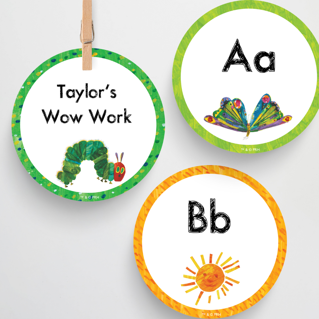 Circle Labels - The Very Hungry Caterpillar™ - Teacher Resources & Classroom Decor