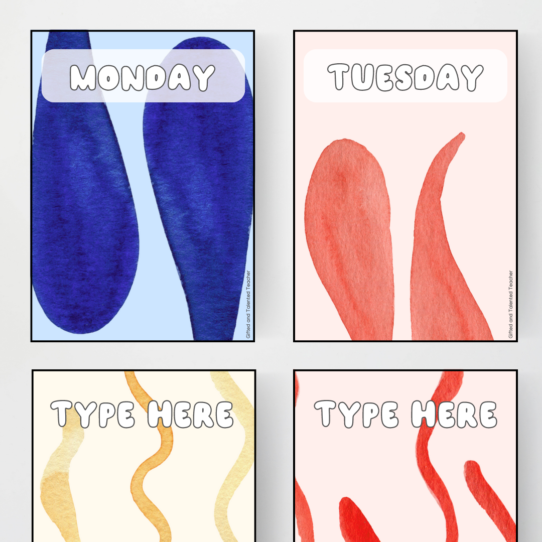 Matisse Colour Classroom Decor Bundle - Teacher Resources & Classroom Decor