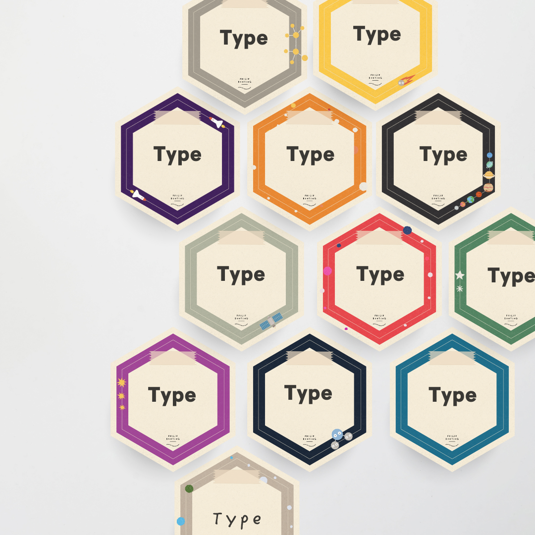 Philip Bunting: Hexagon Labels - Watch this Space Classroom Decor - Teacher Resources & Classroom Decor