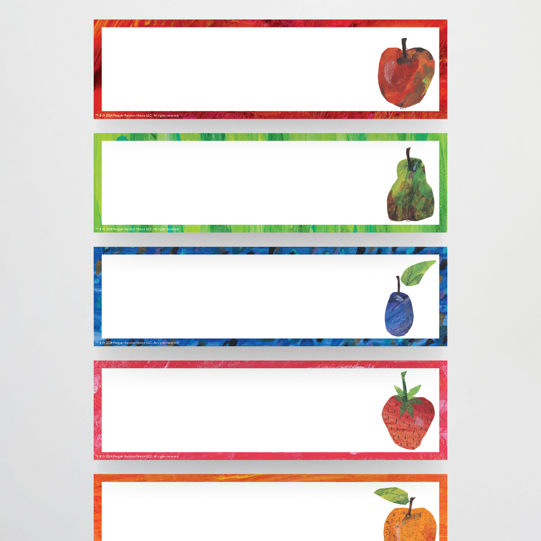 Rectangle Tub Labels - The Very Hungry Caterpillar™ - Teacher Resources & Classroom Decor
