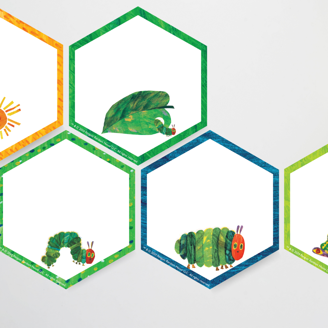 Hexagon Labels - The Very Hungry Caterpillar™ - Teacher Resources & Classroom Decor