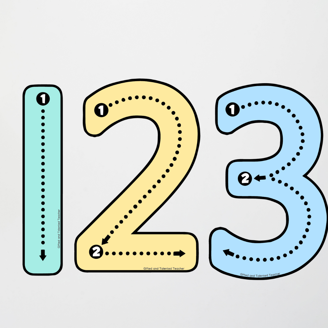 Matisse: Tracing Numbers - Color | Colour - Teacher Resources & Classroom Decor
