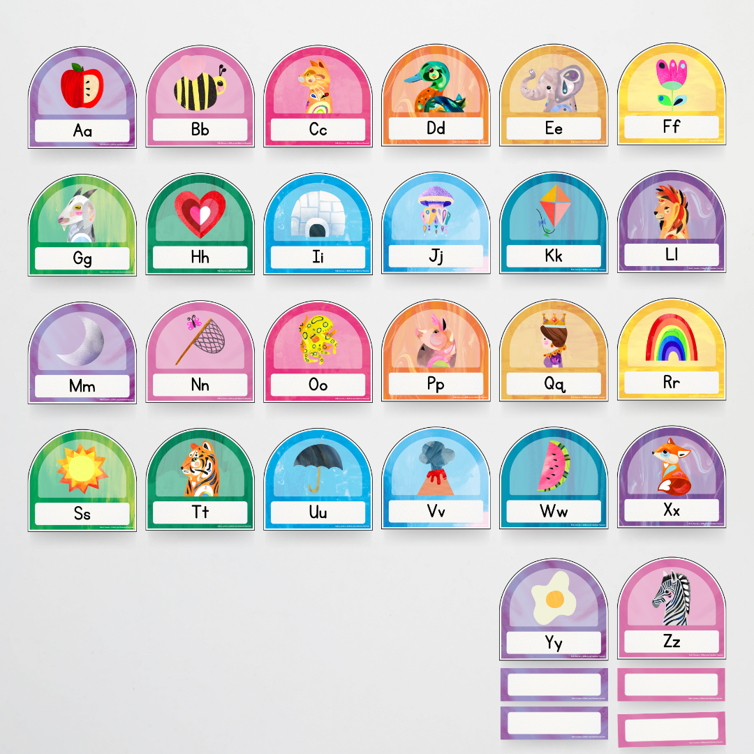 Pete Cromer: Word Wall Classroom Display - Fauna and Flora Classroom Decor