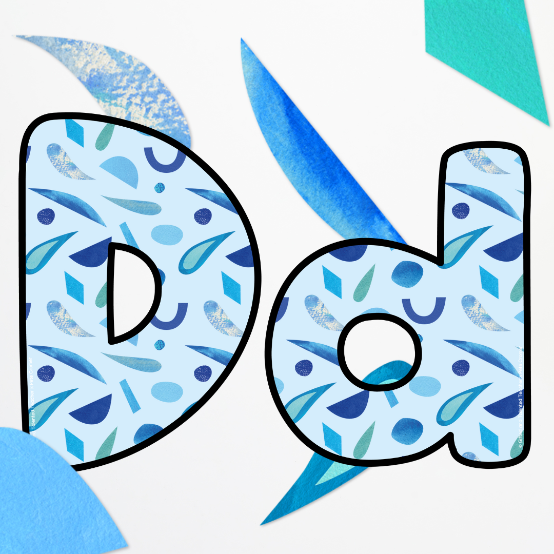 Pete Cromer: A-Z Blue Letters - Sea Life Collection
