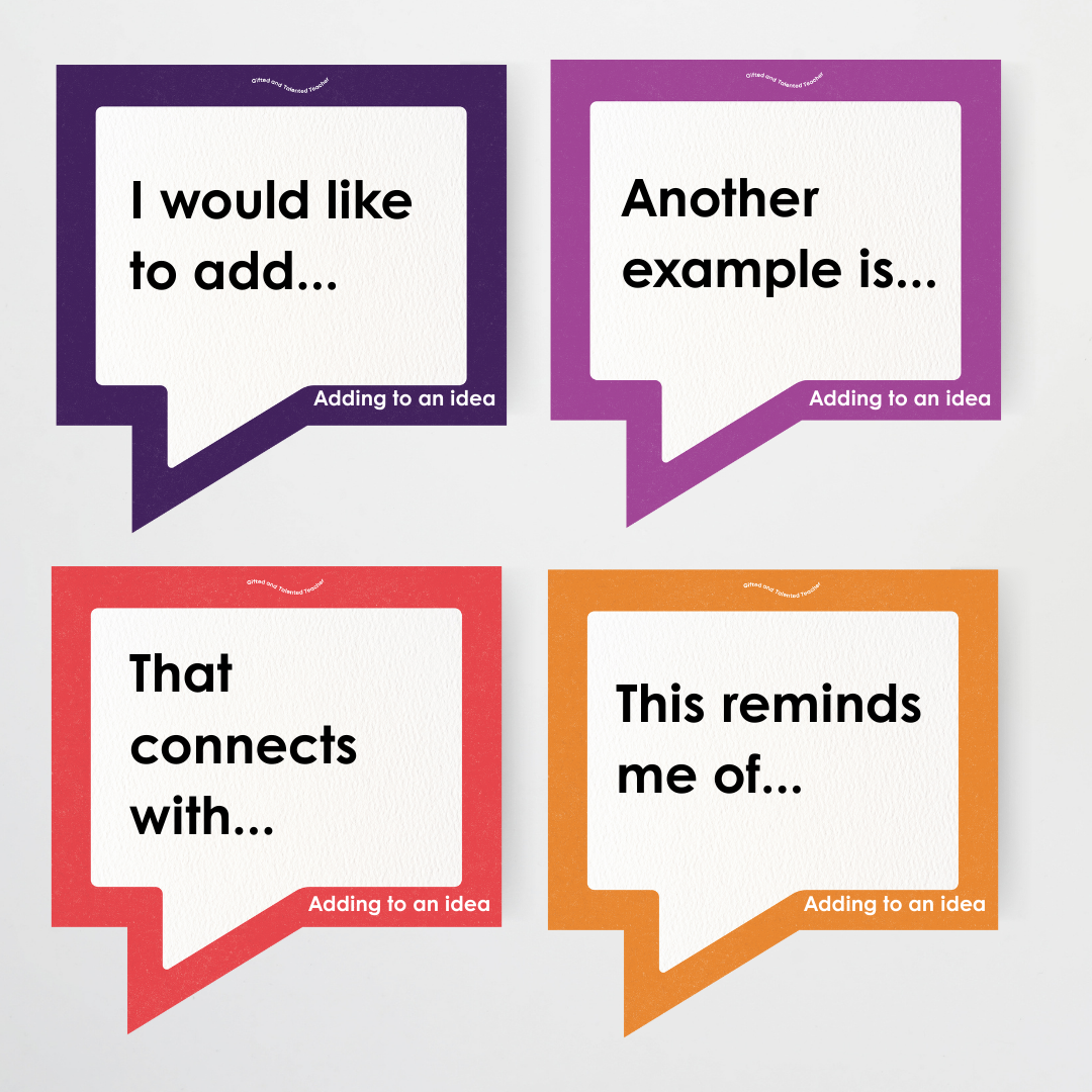 Philip Bunting: Conversation Starter Cards - Watch this Space Classroom Decor