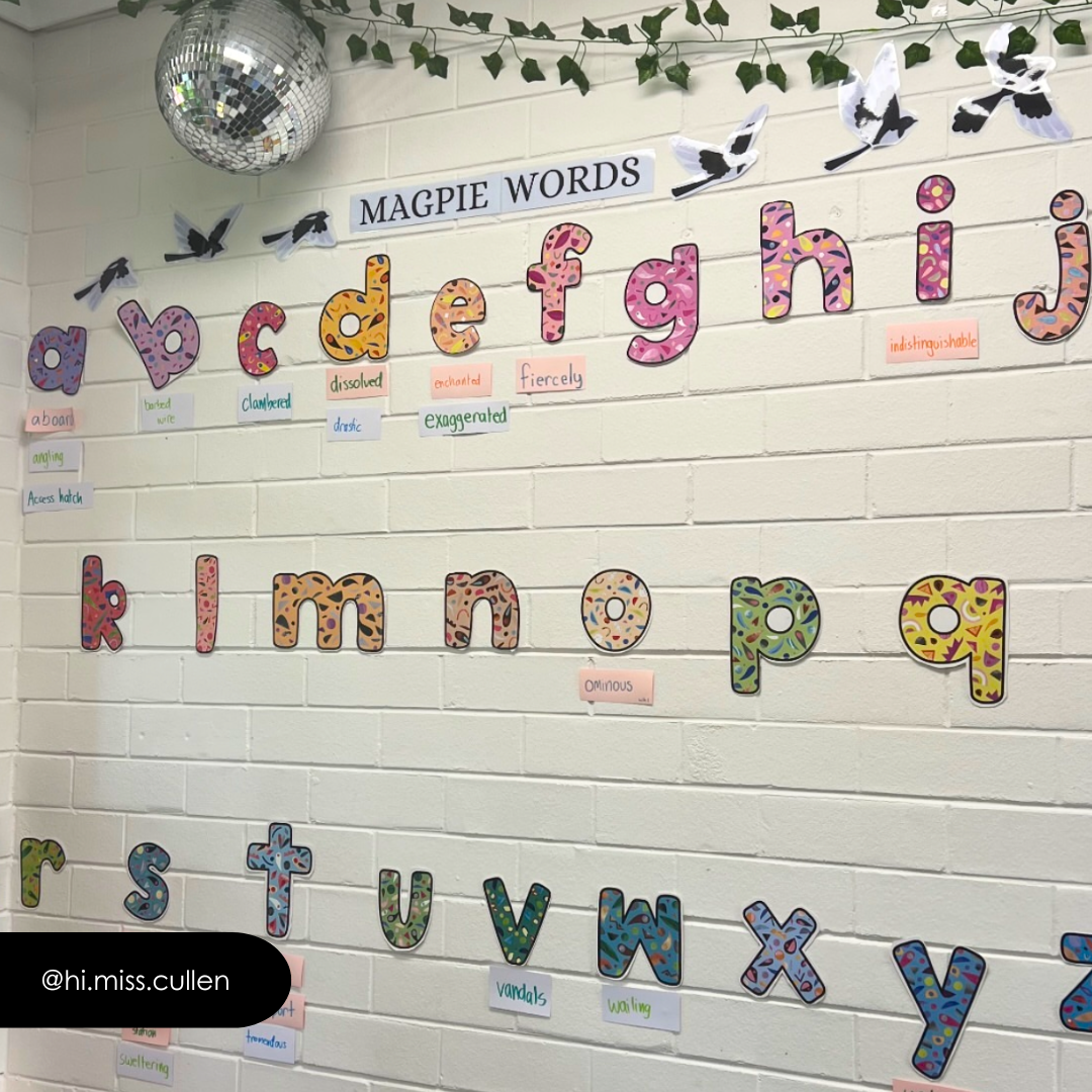 Pete Cromer: A-Z Lettering Artwork - Australian Fauna and Flora Classroom Decor - Teacher Resources & Classroom Decor