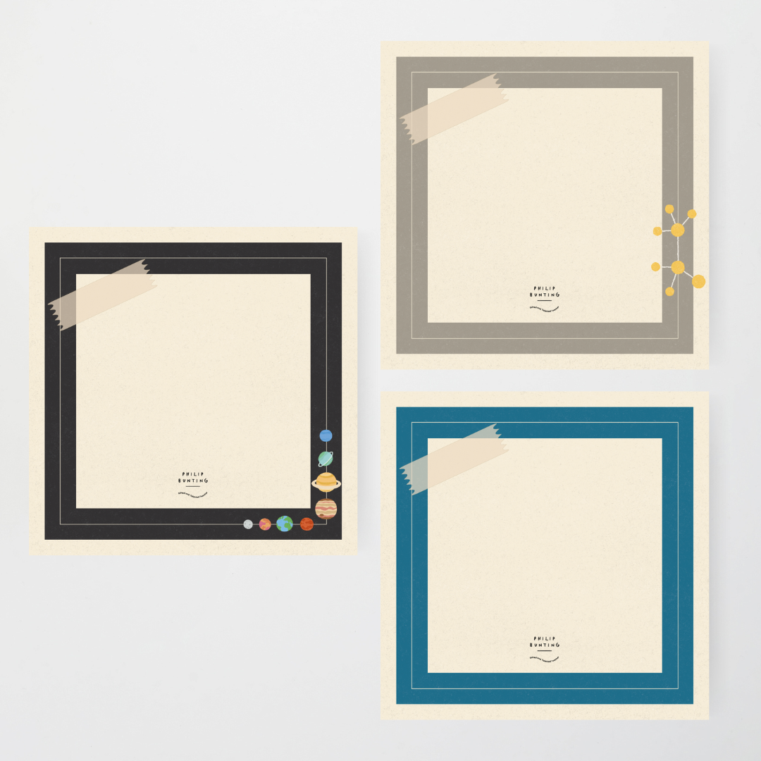 Philip Bunting: Square Labels - Watch this Space Classroom Decor - Teacher Resources & Classroom Decor