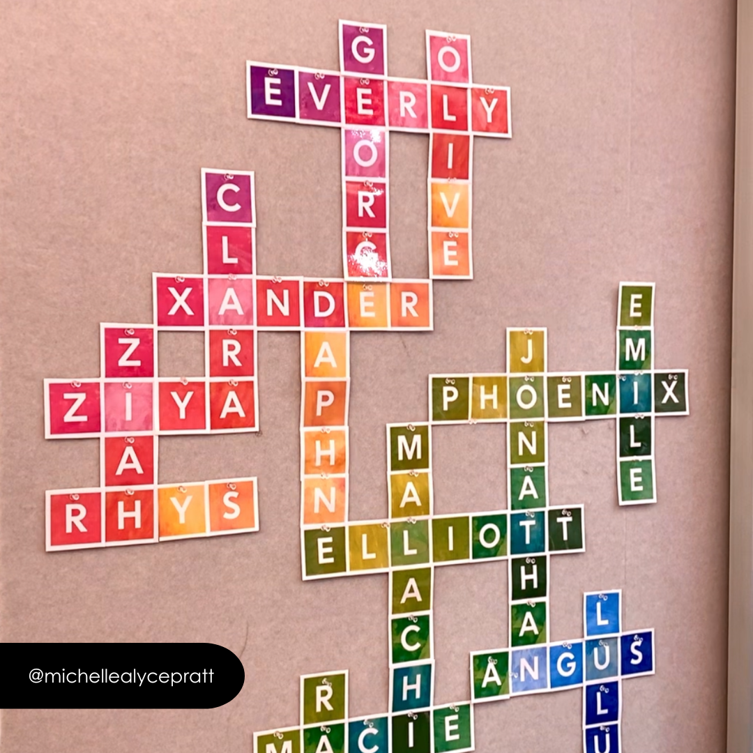 Pete Cromer: Lettering Tiles - Insect Life Classroom Decor