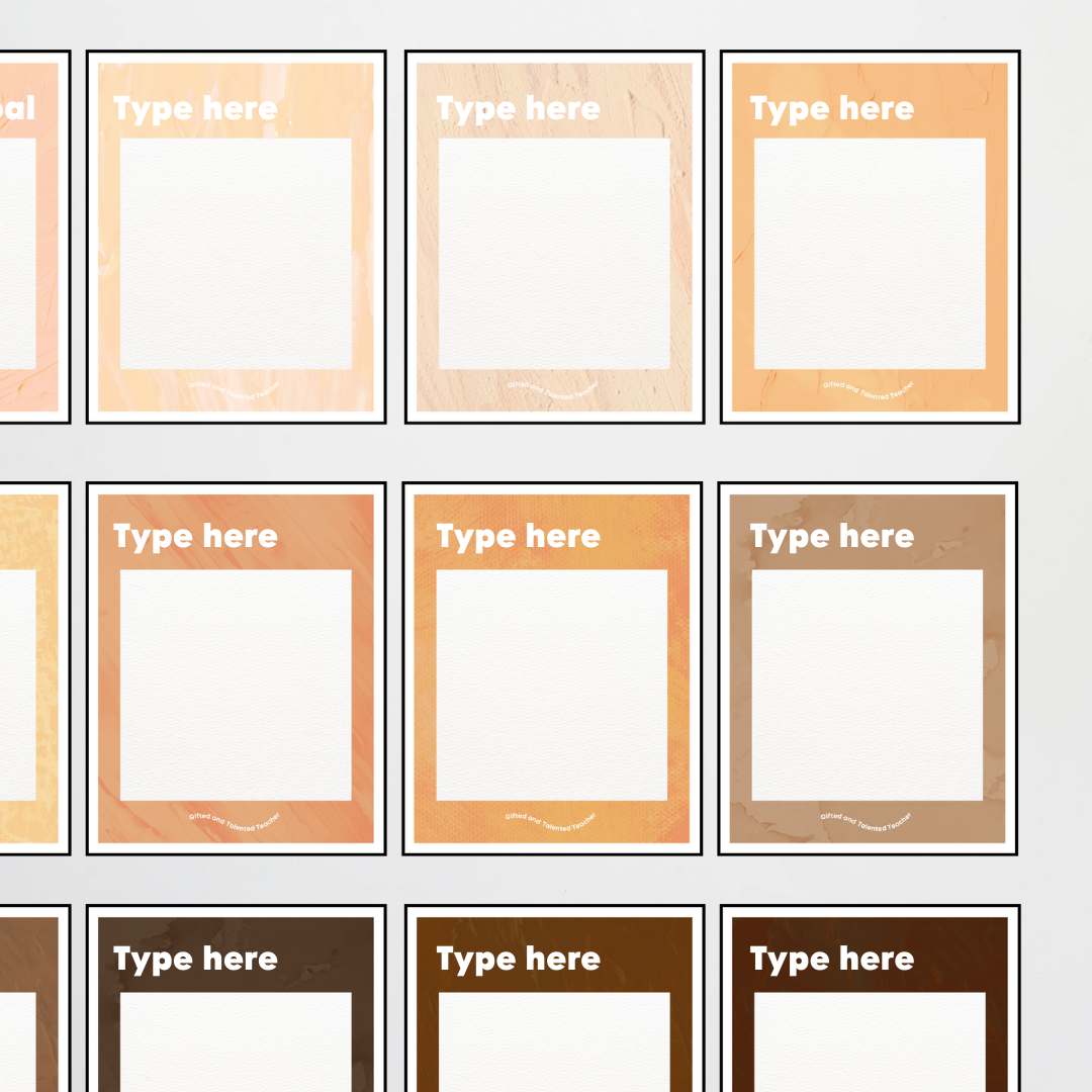 Goal Setting Bundle - Neutral Classroom Decor