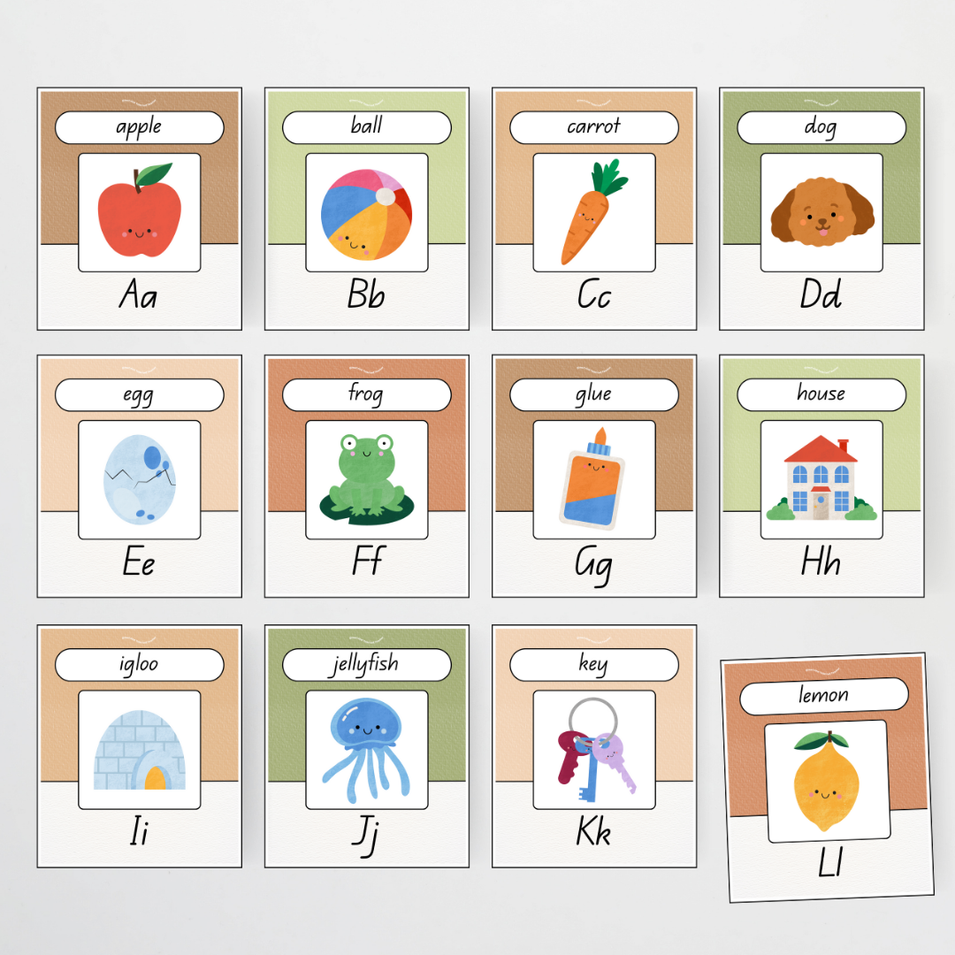 Alphabet Posters - Woodland Classroom Decor